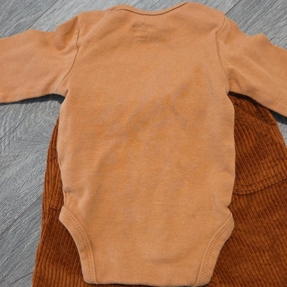 I Love Daddy Onesie Corduroy Pants Set